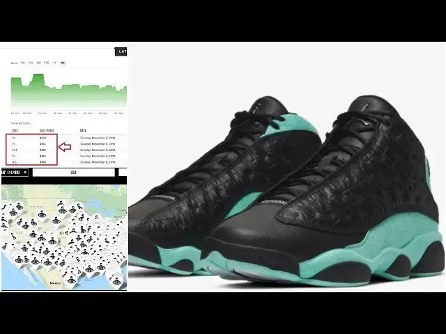 'Video thumbnail for The Air Jordan 13 XIII Island Green 414571-030 Will Be Available In Massive Numbers'