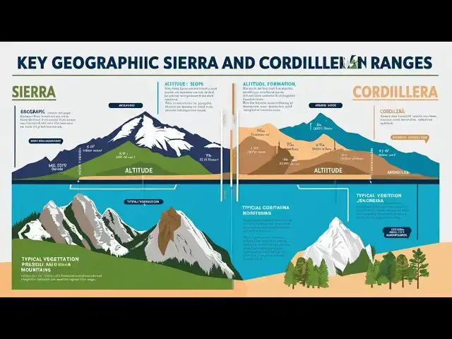 Video thumbnail for Diferencias entre Sierra y Cordillera: Comprendiendo sus Distinciones Geográficas