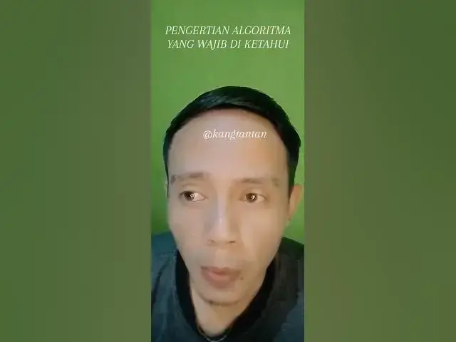 Video thumbnail for apa sih algoritma itu,⁉️#reels #funny #tutorial