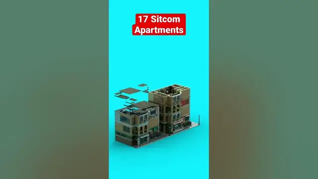 'Video thumbnail for LEGO SitComplex Apartments. All 17! #lego #legocity #legomodular #sitcom #legoanimation #legoaddict'