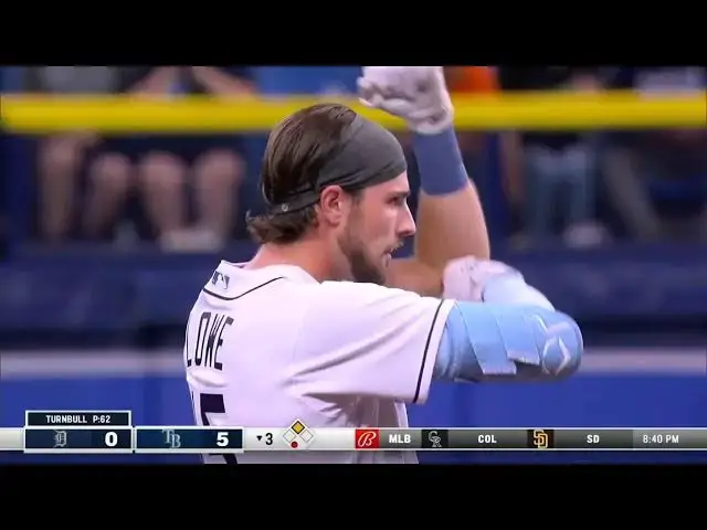 'Video thumbnail for Josh Lowe CRANKS a Two-Run Double! | Tampa Bay Rays | 4/1/2023'