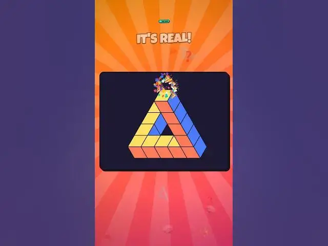 Video thumbnail for The Impossible Triangle… Is It Real? 🔺🤯 #shorts