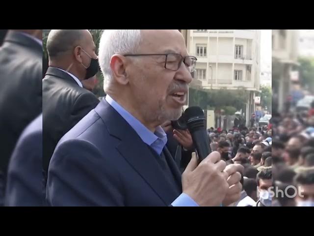 Video thumbnail for راشد الغنوشي: لا أتمنى الشر لأحد.. فما وحدة قالت نحب رأس الغنوشي يطيح قبل المشيشي.. ما