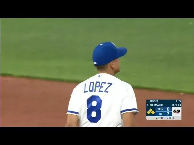 'Video thumbnail for Kevin Kiermaier BELTS a RBI Double-Play, Scoring Brandon Belt! | Toronto Blue Jays | 4/3/2023'