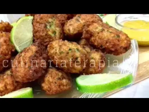 Video thumbnail for Bolinho de Arroz com Filé de Merluza