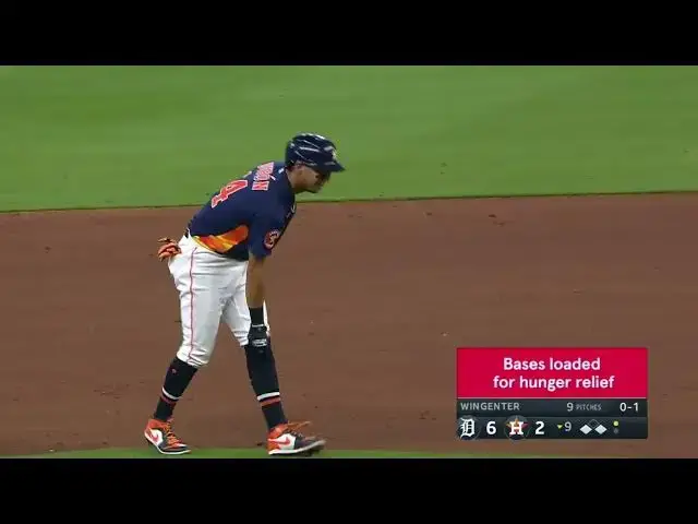 'Video thumbnail for Martin Maldonado KNOCKS a RBI Forceout, Scoring Corey Julks! | Houston Astros | 4/4/2023'