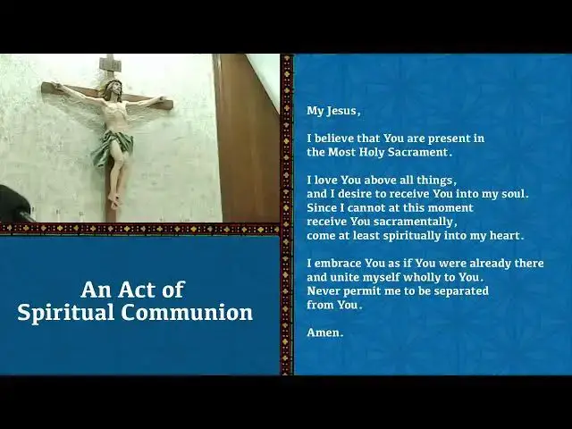 'Video thumbnail for Holy Mass from St Edward the Confessor in Tallulah 09-20-2024'