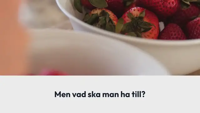 Video thumbnail for Rabarbersås med ingefära till glassen