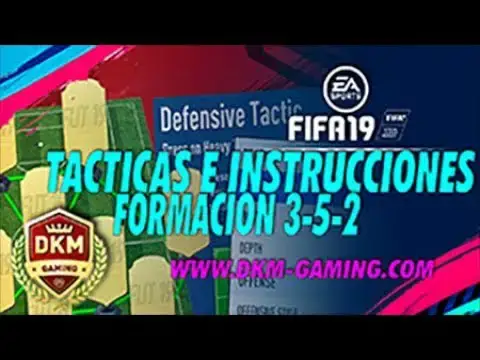 Video thumbnail for FIFA 19 ULTIMATE TEAM FORMACION 352 ATAQUE Y DEFENSA TACTICAS E INSTRUCCIONES