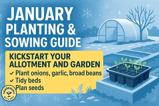 'Video thumbnail for January Planting & Sowing Guide: Kickstart Your Allotment and Garden'