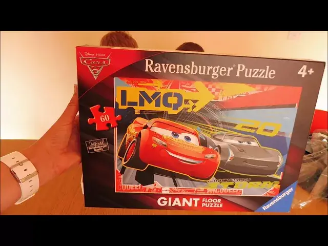 'Video thumbnail for Disney Cars 3 Ravensburger Giant Floor Puzzle'