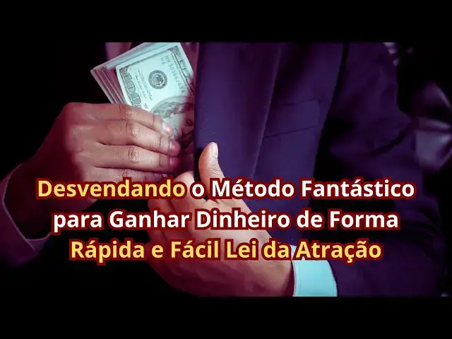 'Video thumbnail for Desvendando o Método Fantástico para Ganhar Dinheiro de Forma Rápida e Fácil Lei da Atração'
