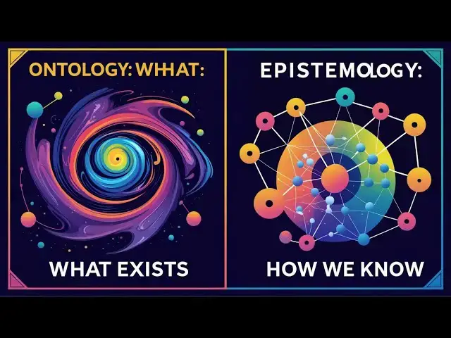 'Video thumbnail for Ontology vs Epistemology – What Exists vs How We Know: Core Concepts of Philosophy Explained!'
