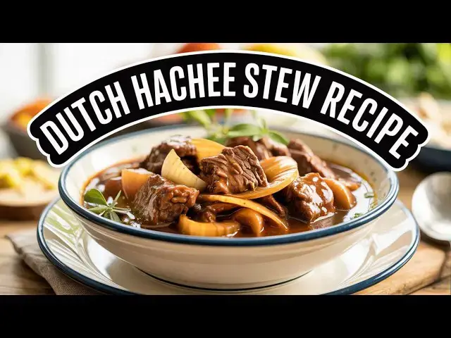 Video thumbnail for Dutch Hachee Stew Recipe  | OurBigEscape.com