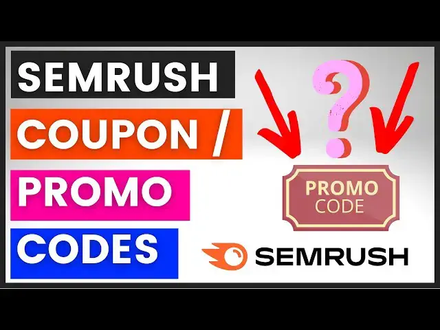 Video thumbnail for Semrush Coupon / Promo Codes - Do They Have Them? [in 2023]