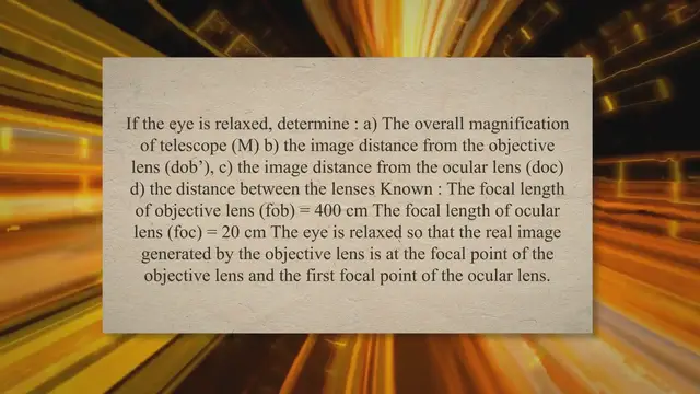 Video thumbnail for Optical instrument telescopes – problems and solution