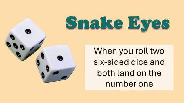 Video thumbnail for Snake Eyes - A Common American Idiom Explained