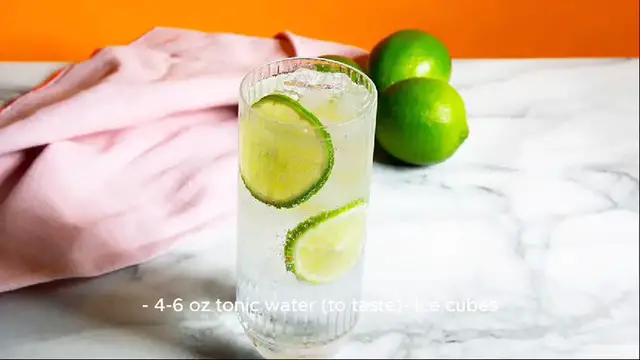 Video thumbnail for gin and tonic recipe