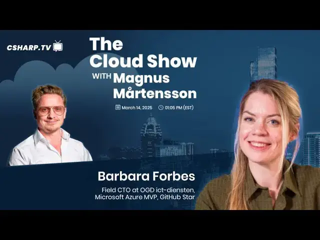 'Video thumbnail for The Cloud Show with Magnus Mårtensson ft. Barbara Forbes  - Ep: 67'