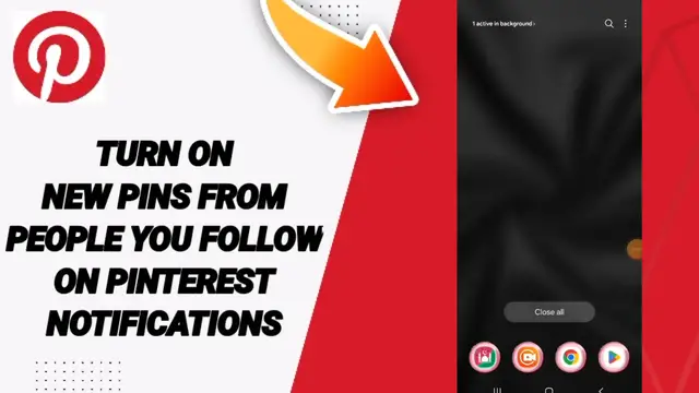 Video thumbnail for How to Turn On Pin Notifications on Pinterest