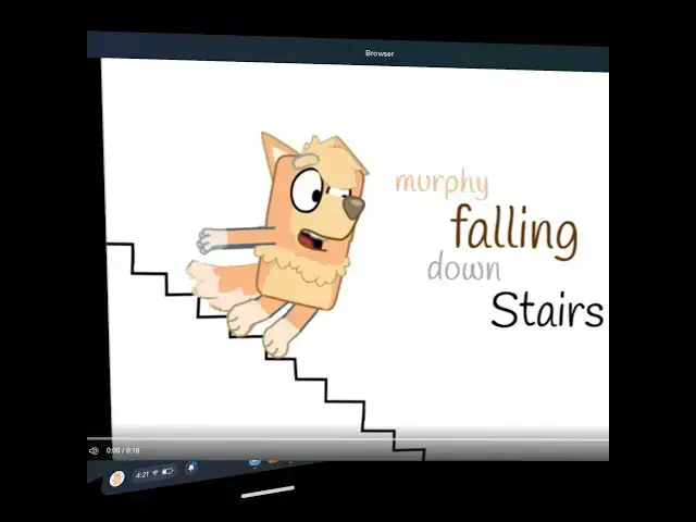 'Video thumbnail for Murphy falls down stairs'
