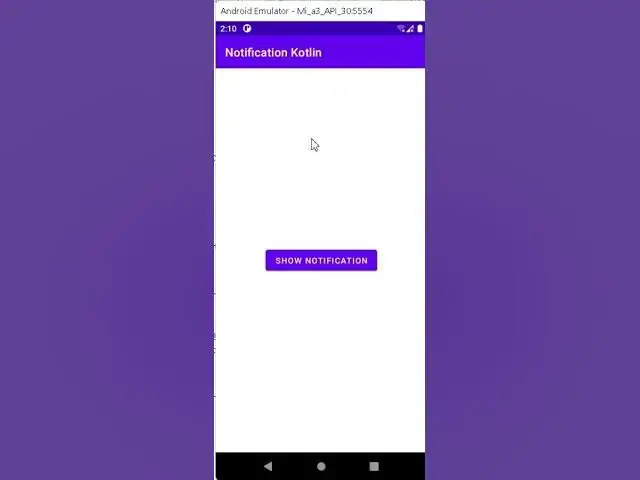 Video thumbnail for Notification Alert in Android Studio with Kotlin Code