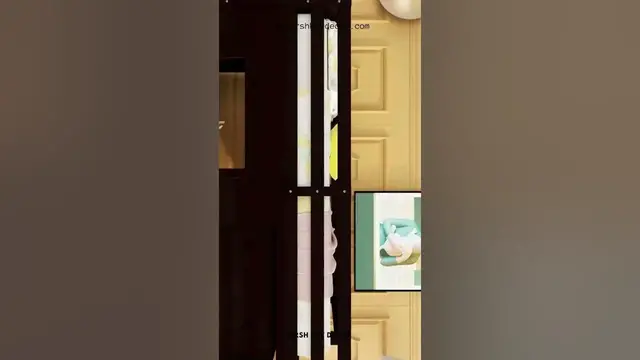 Video thumbnail for Little Space, Big Adventure: Twin Loft Bed for Kids #shorts