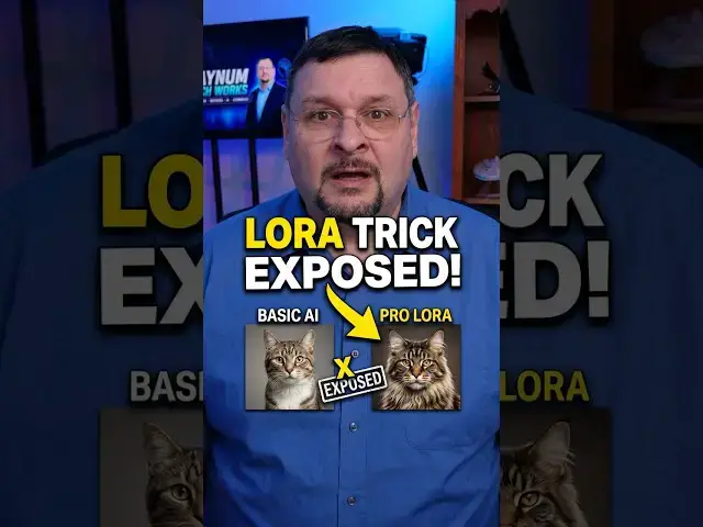 Video thumbnail for The LoRA Trick Pro AI Artists Use (Finally Exposed) #shorts #AIArt
