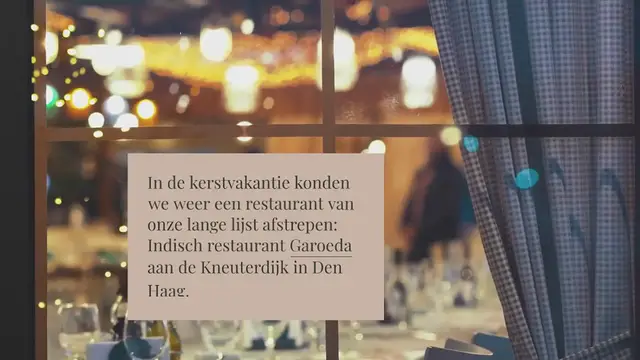 Video thumbnail for Restaurant Garoeda