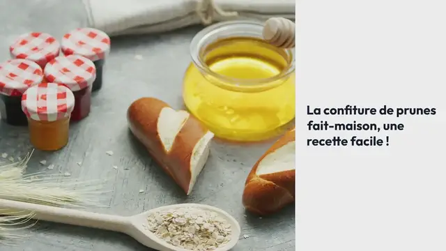 Video thumbnail for Confiture de prunes au gingembre
