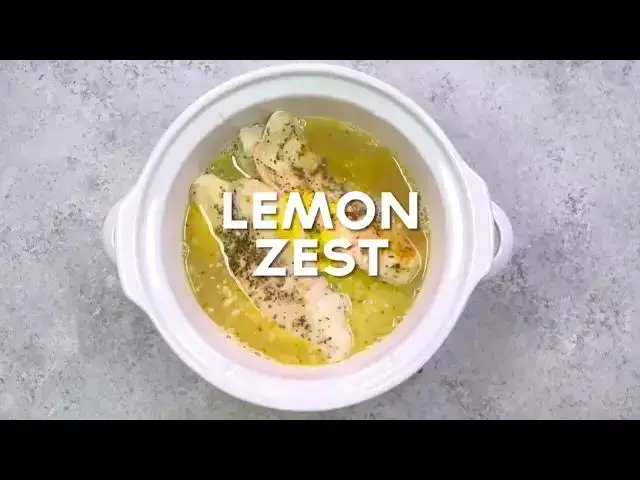 'Video thumbnail for Grandma's Slow Cooker Creamy Lemon Chicken'