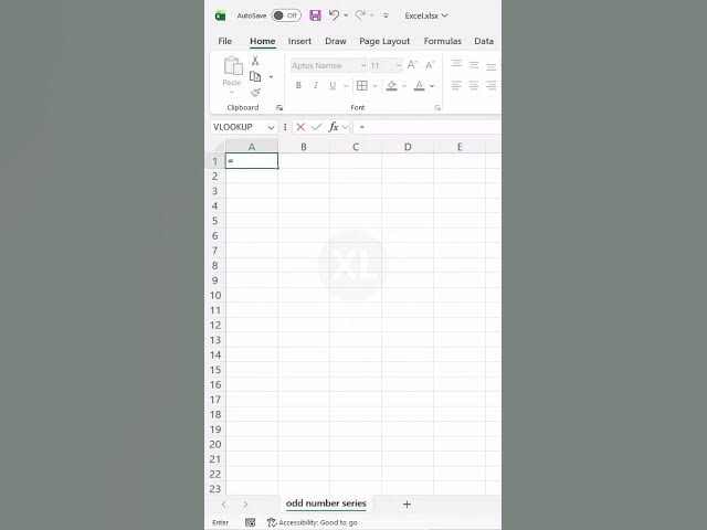 Video thumbnail for Excel Odd Numbers Auto Trick #excel #excelforbeginners #excelshortcuts #exceltips #office