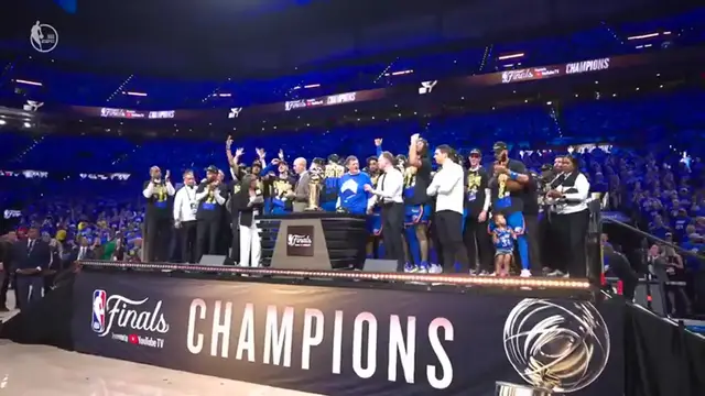 'Video thumbnail for Oklahoma City Thunder Larry O’Brien NBA Championship Trophy Presentation 🏆'