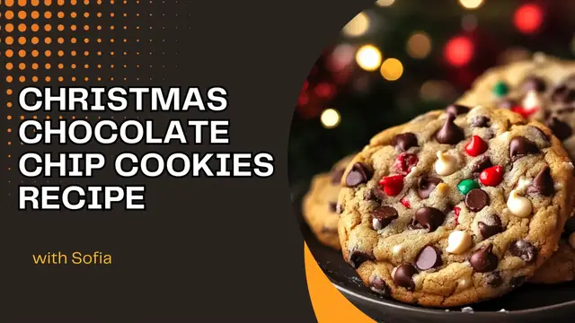 Video thumbnail for Christmas Chocolate Chip Cookies Recipe