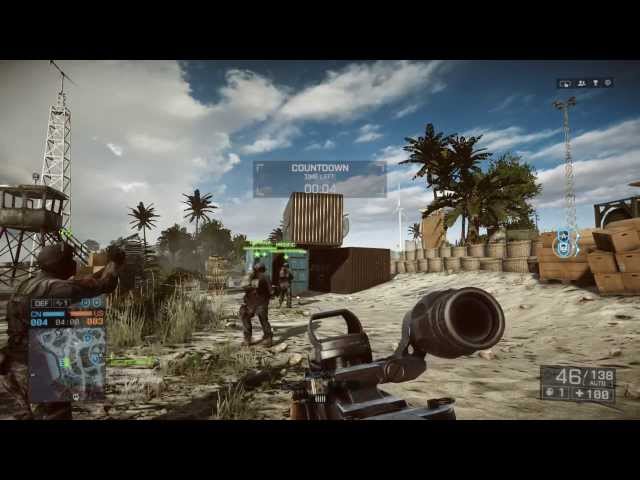 Video thumbnail for Battlefield 4 - Online Multiplayer Defuse on Paracel Storm: Defend Objective A (Died) Support Class