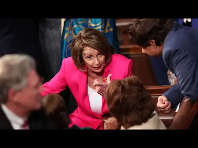 Video thumbnail for Nancy Pelosi Loses It On Live TV - Mental Breakdown