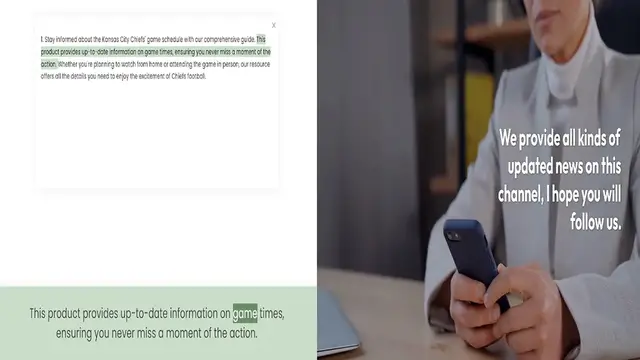 Video thumbnail for 1. Experience the excitement of the Texans vs. Chiefs game with our comprehensive play-by-play coverage. This detailed account captures every pivotal moment, from thrilling touchdowns to strategic defensive plays, ensuring you don't miss