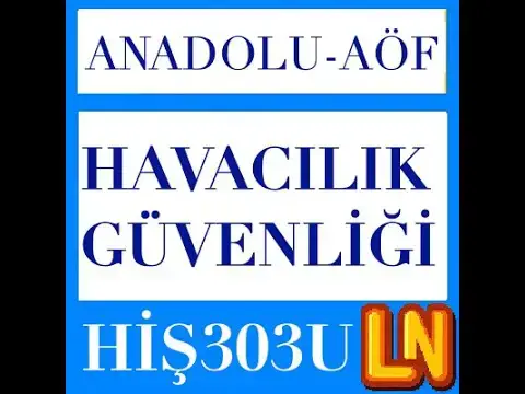 Video thumbnail for HİŞ303U Havacılık Güvenliği