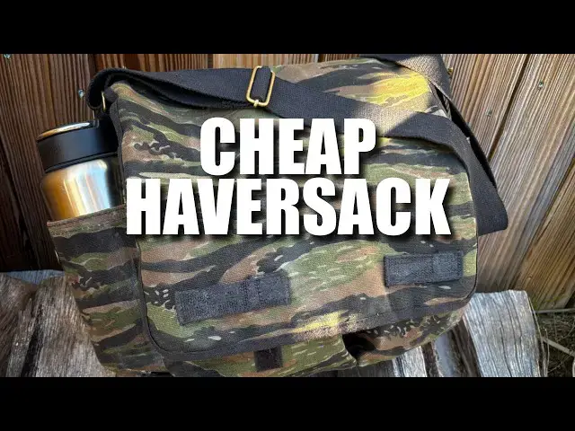 'Video thumbnail for Turn a Budget Canvas Haversack into Durable Outdoor Gear | DIY Modifications'