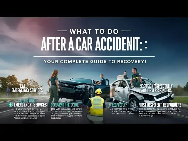 Video thumbnail for What to Do After a Car Accident: Your Complete Guide to Recovery!