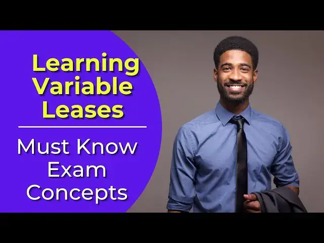 'Video thumbnail for Variable Lease: What is it? Real estate license exam questions.'