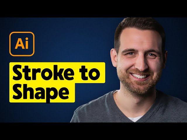 Video thumbnail for How to Turn a Stroke into a Shape in Illustrator