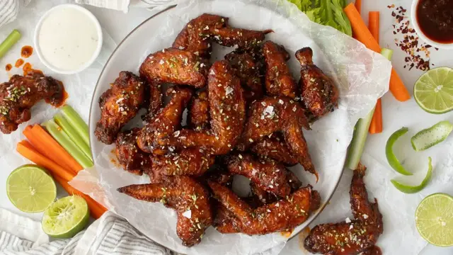 Video thumbnail for Better Than Wingstop' Fiery Lime Wings Recipe