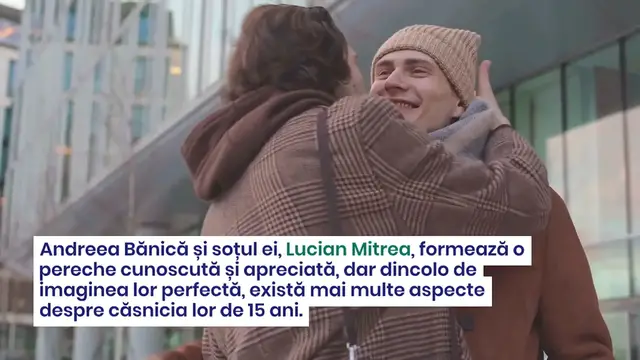 Video thumbnail for Andreea Bănică și soțul său Lucian au făcut anunțul după 15 ani de căsătorie