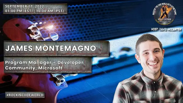 'Video thumbnail for Rockin’ The Code World with dotNetDave ft. James Montemagno Ep. 65'