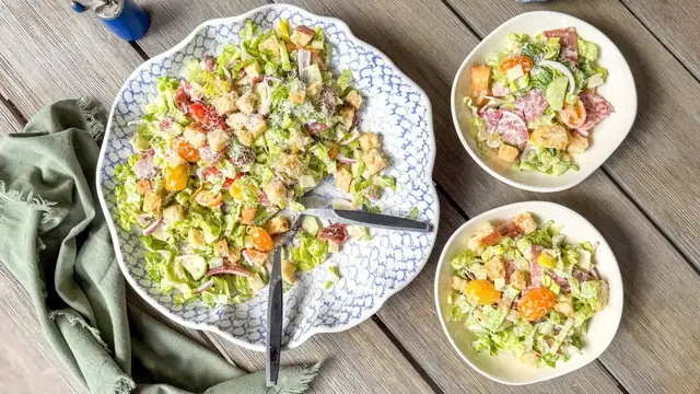 'Video thumbnail for Italian Deli Grinder Salad Recipe'
