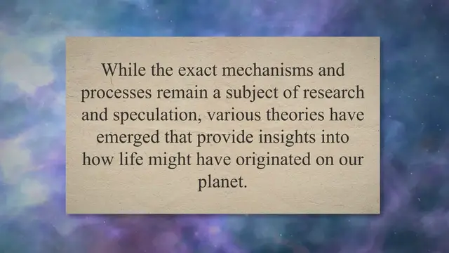 Video thumbnail for Origin of life