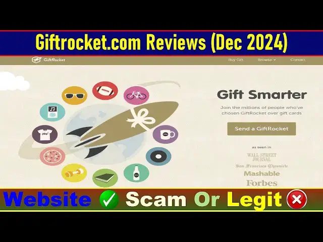 Video thumbnail for Giftrocket.Com Reviews Consumer Reports: Before Buy Check Giftrocket Is Scam Or Legit? |