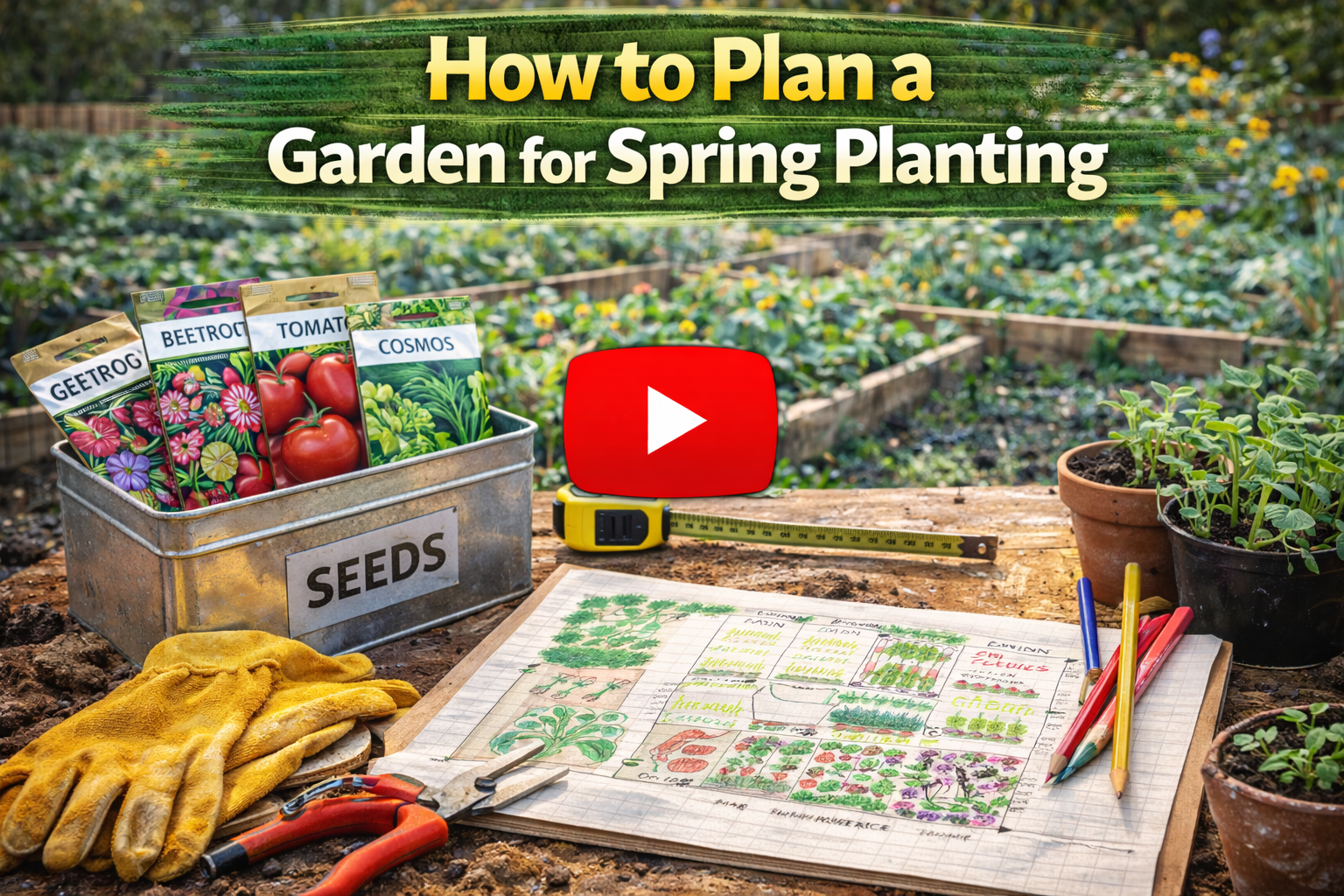 Video thumbnail for How to Plan a Garden for Spring Planting
