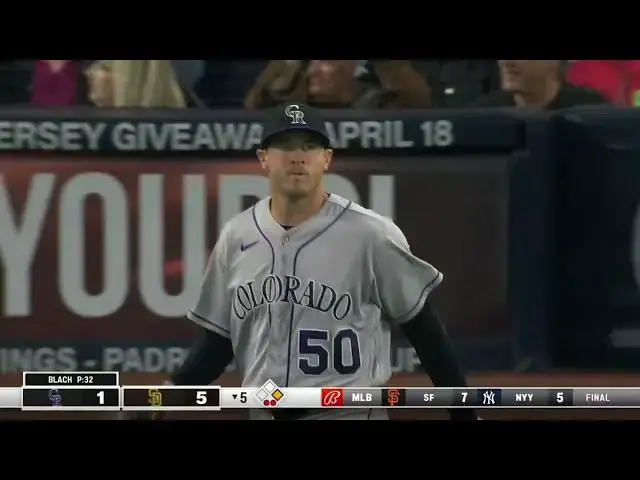 'Video thumbnail for Luis Campusano BELTS a RBI Sacrifice-Fly, Scoring Jake Cronenworth! | San Diego Padres | 4/1/2023'
